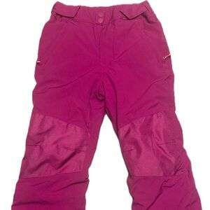 All in Motion Kids Fuchsia Snow Pants EUC 7/8